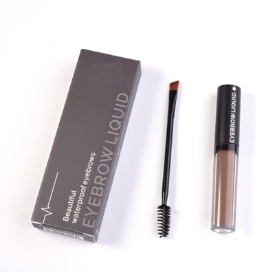 

SBE Waterproof Pudaier Double Head Eyebrow Pencil Brush, Brand Eye Cosmetic Long Lasting Liquid Eyebrow Gel Enhancer, Stereoscopic Natural Dye Paint For Durable Eye Makeup 3 ml(Dark Brown)