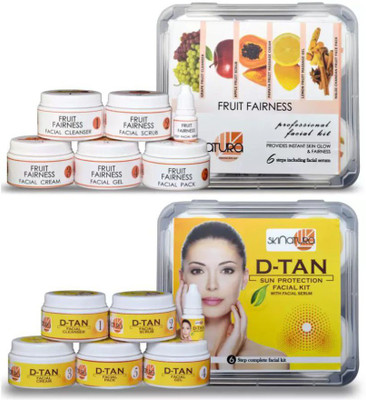 

Skinatura Fruit + Anti-Tan Facail Kit (Combo of 2 - 310 gm each) 310 g(Set of 2)