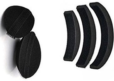 

Jampak™ ART OF HAIR FASHION, HAIR PUFF (Set of 5) Hair Accessory Set (Black) Hair Accessory Set(Black)