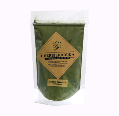 

HERBILICIOUS Indigo natural hair coloring Hair Color(GREEN)