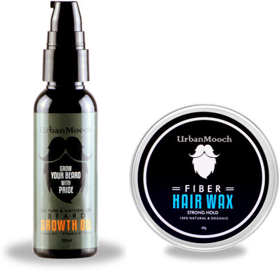 

UrbanMooch Beard Growth Oil & Fiber Hair Wax Hair Oil(110 ml)