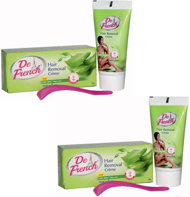 

De French Aloe Vera Hair Removal Cream(100 g, Set of 2)
