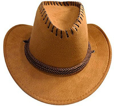 INAAYA Cowboy hat For Men And Boys(Brown, Pack of 1)