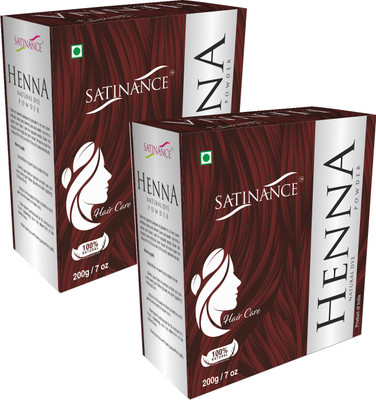 

Satinance Henna Powder 200g - Pack of 2, ( 100% Natural Dye, No Added Colors, No Artificial Ingredient)(400 g)