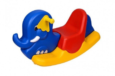 

Playgro Jumbo Elephant Ride Inflatable Play Gym(Multicolor)