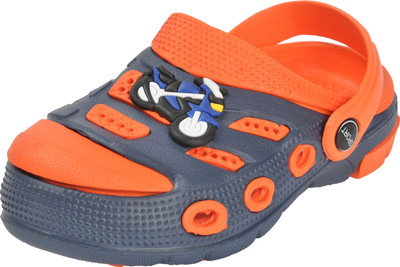 

Yellow Bee Girls Sling Back Clogs(Orange