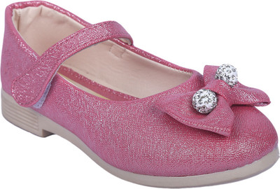 

LNG Lifestyle Girls Velcro Ballerinas(Pink, Rose pink
