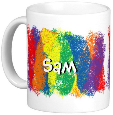 

Exoctic Silver SAM Ceramic Mug(300 ml), Multicolor