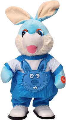 

Toyshine Musical Soft Rabbit Toy with Moving and Running Function(Multicolor)
