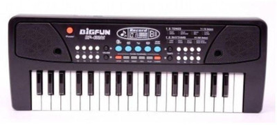 

latest radhe Piano Keyboard With Microphone Black big fun(Black)
