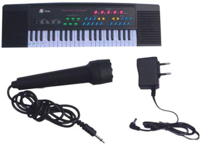 

latest radhe Piano Keyboard With Microphone Black(Black)