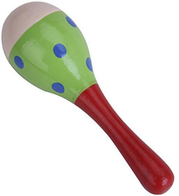 

BuzyKart Kids' Music Instrument Wooden Beautiful Maracas Toy(Multicolor)