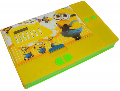 

TECHNOCHITRA MINION JUMBO MINION Art Plastic Pencil Box(Set of 1, Multicolor)