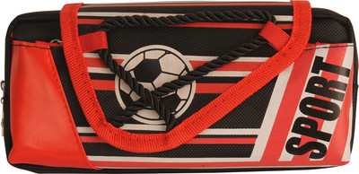 

STYM SPORTS ROPE Art Polyester Pencil Box(Set of 1, Red)