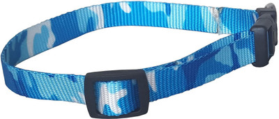 

Pet Needs High Quality Camo Print Nylon Leash and Adjustable Collar Set for Puppy/Cat- for Tracking, Patrolling, Walking, and Training -Leash Length- 47 inches, Width-0.6 inch 119 cm Dog & Cat Strap Leash(Blue)