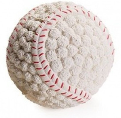 

Petlicious & More Base Ball Ball Dog Toy Puppy Toy Rubber Squeaky Toy For Dog