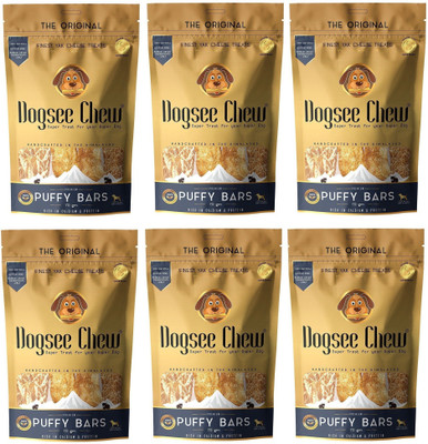 

Dogsee Chew Yak Milk Puffy Bars Dog Treat Milk Dog Treat(70 g, Pack of 6)