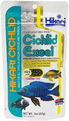 

Hikari Cichlid Excel Mini (57G, Pack of 2) Fish Treat(57 g, Pack of 2)