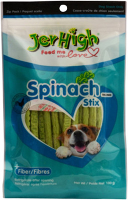 

JerHigh Spinach Chicken Dog Treat(100 g)