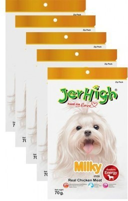 jerhigh Milky Combo Milk, Chicken Dog Treat(70 g)