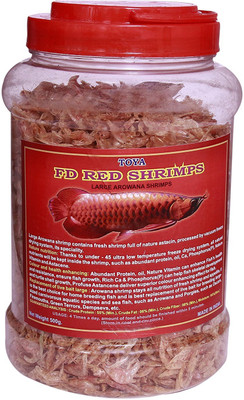 

Goofy Tails Toya Freeze Dried Red Shrimp Fish Food (500gm) Shrimp Fish Treat(500 g)