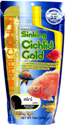 

Hikari Cichlid Gold Sinking Fish Food (Mini), 342g Fish Treat(342 g)