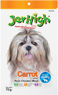 

Goofy Tails Jer High Carrot Stix 70 G Carrot Dog Treat(70 g, Pack of 12)