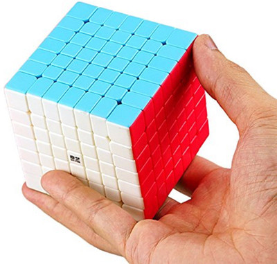 

INDIABUY QIYI 7X7 Stickerless Cube 3D Puzzle Brain Teaser Recommended Age 3-99 years(1 Pieces)