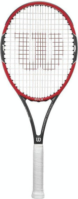 

Wilson PRO STAFF 97LS Red Unstrung Tennis Racquet(G3 - 4 3/8 Inches, 314 g)
