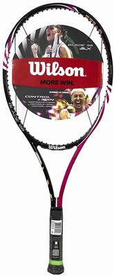 

Wilson BLADE 98 BLX PINK Black, Pink Unstrung Tennis Racquet(G3 - 4 3/8 Inches, 304 g)