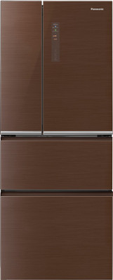 Panasonic 533 L Frost Free French Door Bottom Mount Refrigerator(Brown, NR-D535YG-TX)