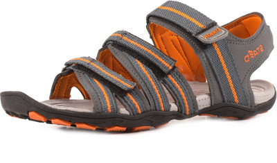 

STAED Men Grey and Red Sandals