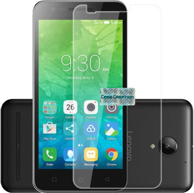 CASE CREATION Tempered Glass Guard for Lenovo Vibe C2 (2017 )(Pack of 1)