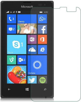 Desirtech Tempered Glass Guard for Nokia Lumia 435(Pack of 1)