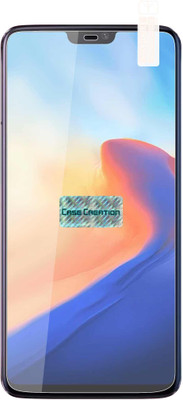 CASE CREATION Tempered Glass Guard for OnePlus 6(Pack of 1)