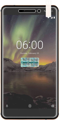 CASE CREATION Tempered Glass Guard for Nokia 6.1(Pack of 1)