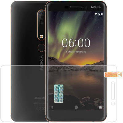 CASE CREATION Tempered Glass Guard for Nokia 6.1(Pack of 1)