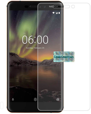 CASE CREATION Tempered Glass Guard for Nokia 6.1(Pack of 1)