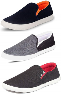 

Rifof 3 Combo Pack Of Shoes Casuals For Men(Multicolor