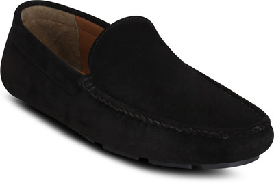 

Kielz Black-Slip-On-Men's-Loafers Loafers For Men(Black