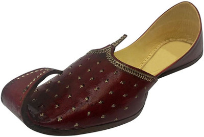 

bishnoi Jutis For Men(Brown
