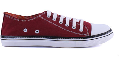 

FASHINO sneakers Canvas Shoes For Men(Maroon, Cherry