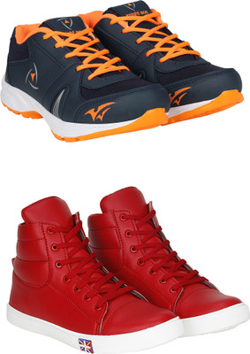 

Knight Ace Casuals For Men(Multicolor, Red::navy