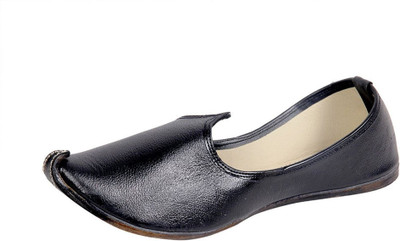 

bishnoi Mojaris For Men(Black
