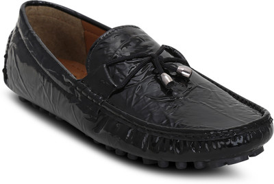 

Kielz Black-Slip-On-Men's-Loafers Loafers For Men(Black