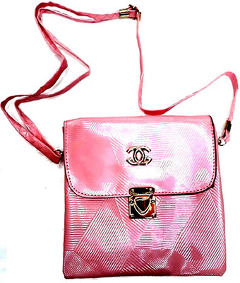 

DELMA Girls Casual, Formal Pink PU Sling Bag