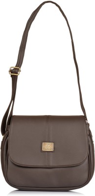 

Fostelo Women Formal Brown PU Sling Bag