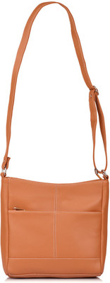 

Fostelo Women Casual Tan PU Sling Bag