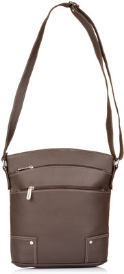 

Fostelo Women Casual Brown PU Sling Bag