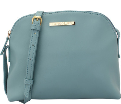 

LAPIS-O- LUPO Women Casual Blue PU Sling Bag